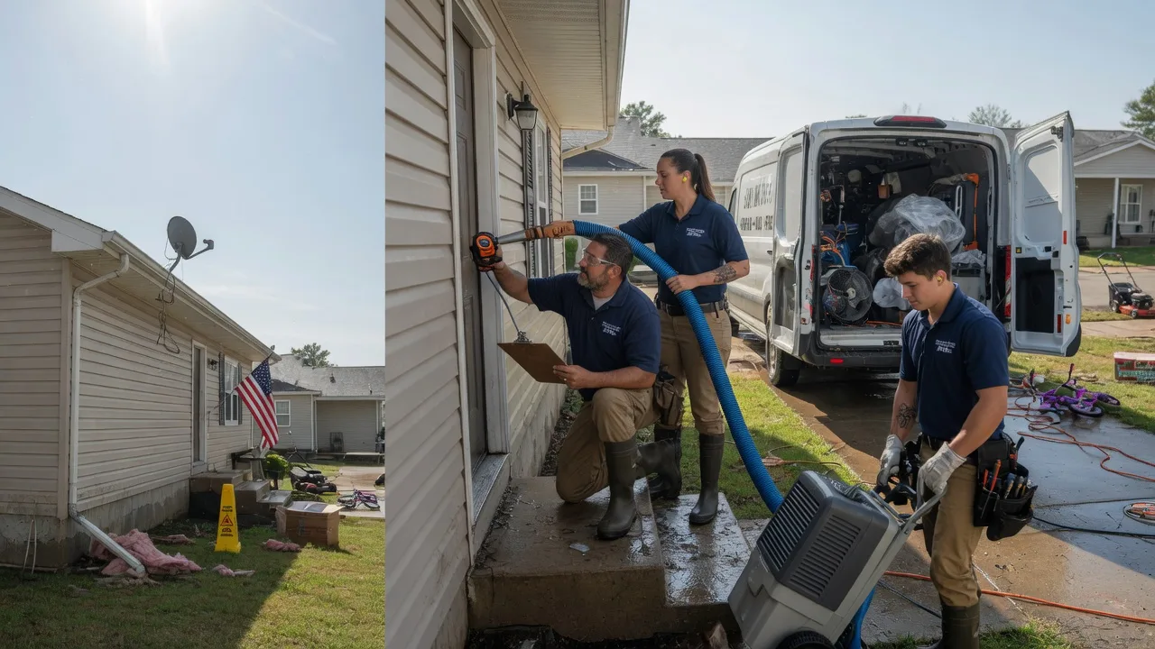 Ceiling Water Damage Restoration in North Street, MI near me